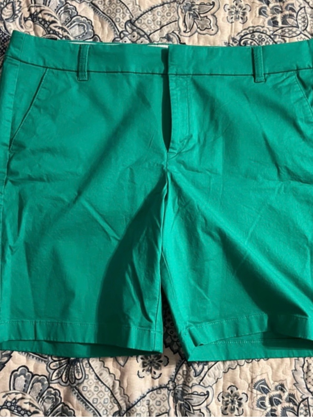 J. Crew Teal Green Cotton Shorts